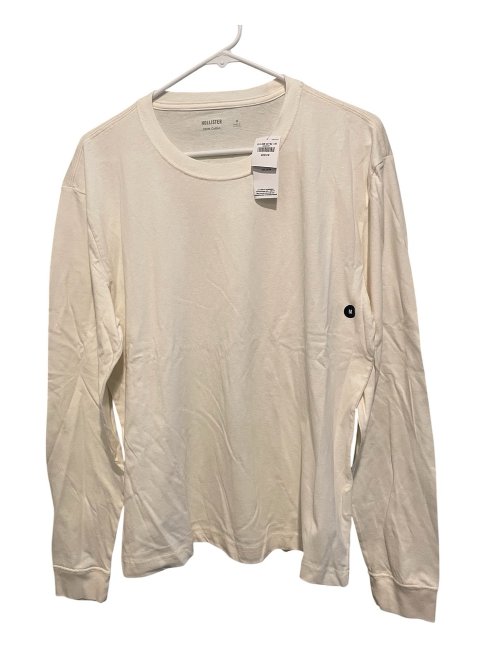 Men’s Hollister Long Sleeved T-Shirt. Size M
